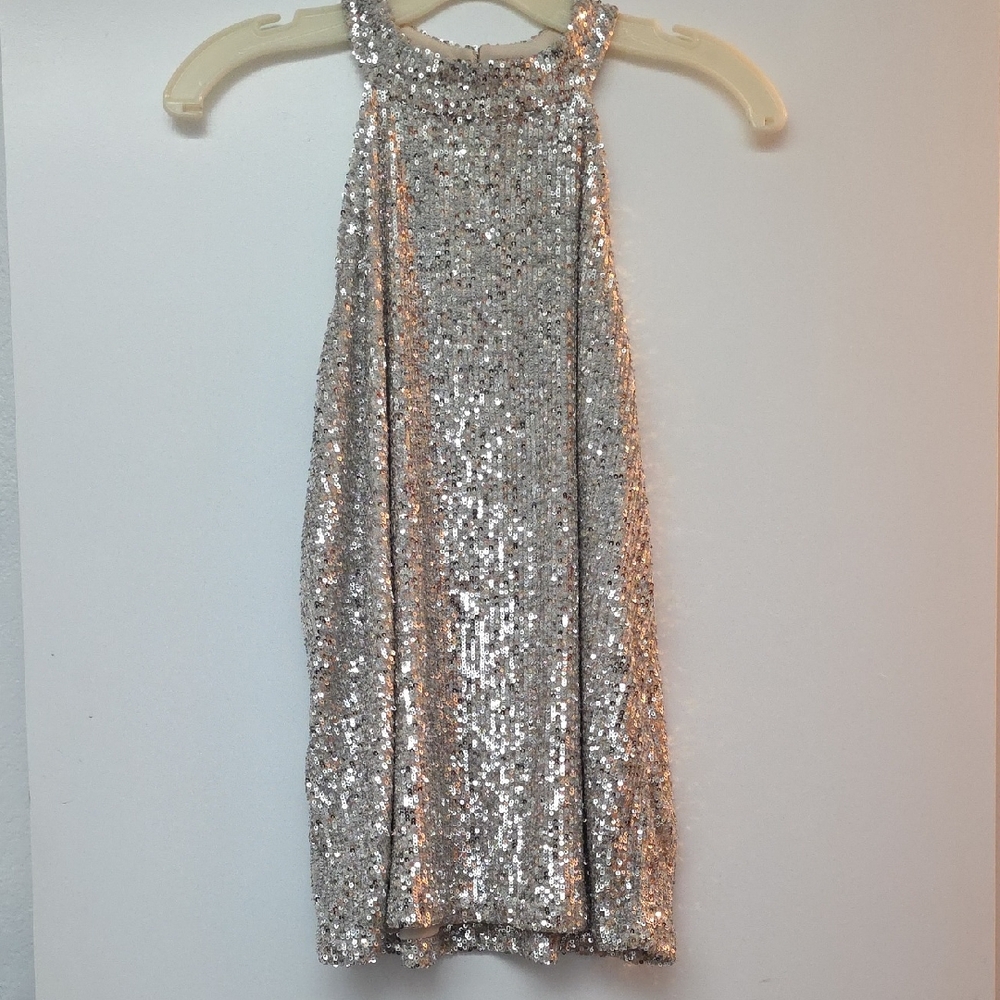 Sparkling Silver Top